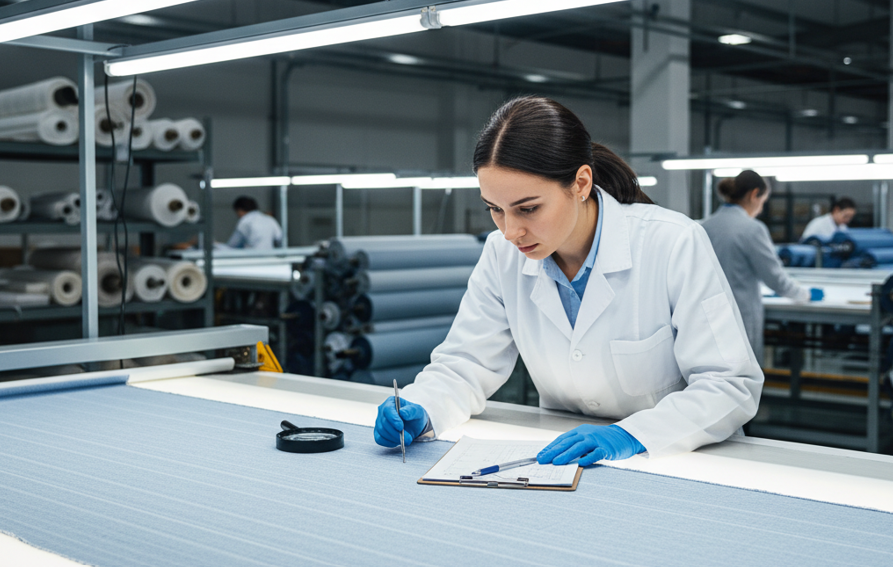 Inspecting textile quality